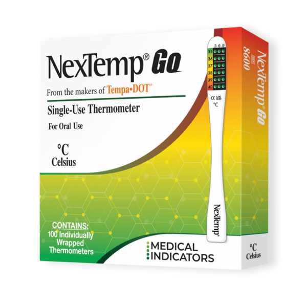 
Engangstermometre - NextTempGO - 100 stk (IV-8600)