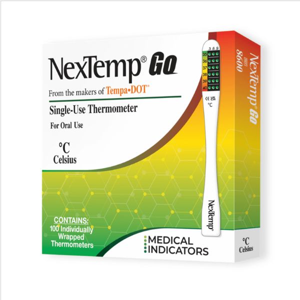 
Engangstermometre - NextTempGO - 100 stk (IV-8600)