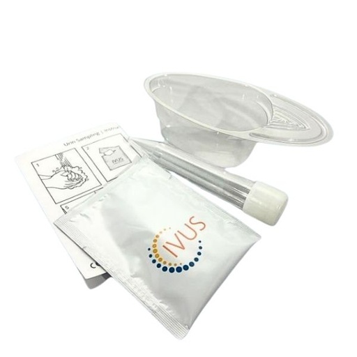 [IV-1003] Sterile urine collection kit with cup, tube and wet wipe, 50 pcs