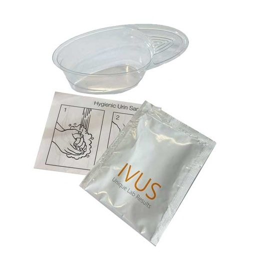 [IV-1007] Urinkop, 100 ml, m/vådserviet, steril - 50x1 sæt (IV-1007)