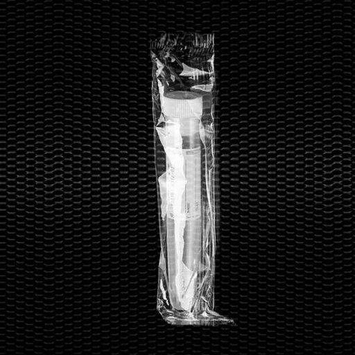 [IV-318009] Sterilt test rør i PP, med hvid prop og etiket, U-bund, 16x100 mm, 10 ml, enkeltvis pakket, 1000 stk (IV-318009)