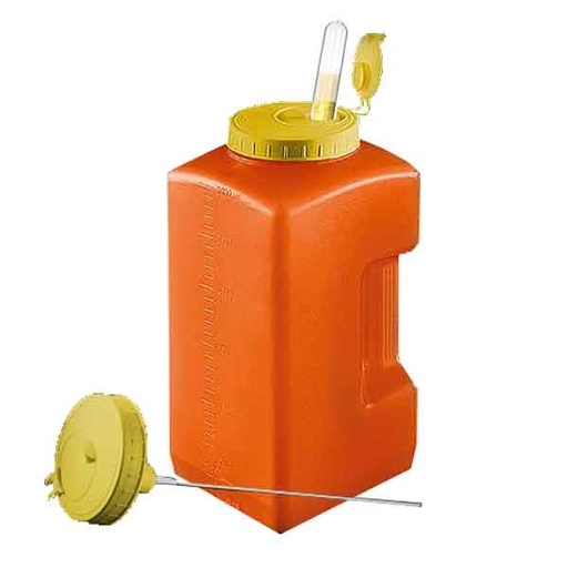 [IV-1042] 24-hour urine container with straw, 3000 ml