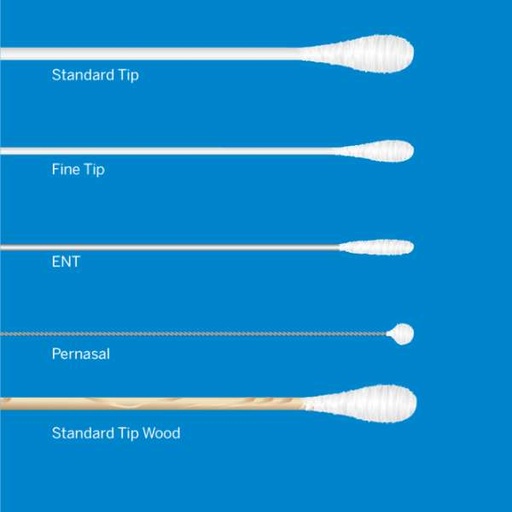 [IV-MW1028] DRYSWAB™ med std. Rayon spids, fleksibelt plastik skaft - i mærket rør - 800 stk (IV-MW1028)
