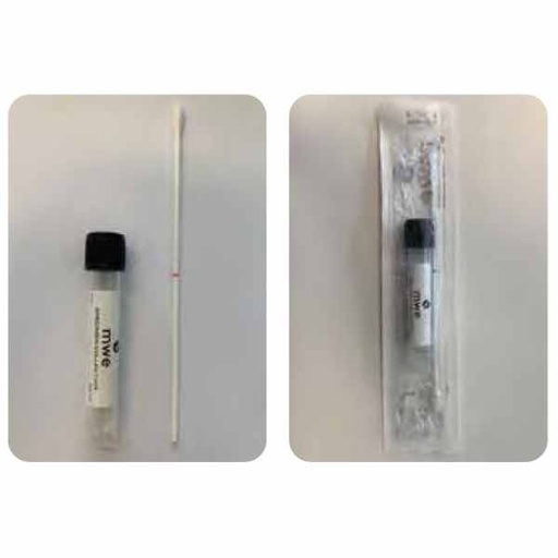 [IV-MW325001] DRYSWAB™ - Std. skum swab - påtrykt brudpunkt - 12x80 mm vial - i Peel Pouch pose - 100 stk (IV-MW325001)