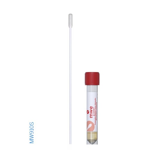 [IV-MW910S] Σ-VCM™- Std skumswab med trykt brudpunkt - 12x80mm hætteglas - 1 ml VCM™ universalmedium -125 stk (IV-MW910S)
